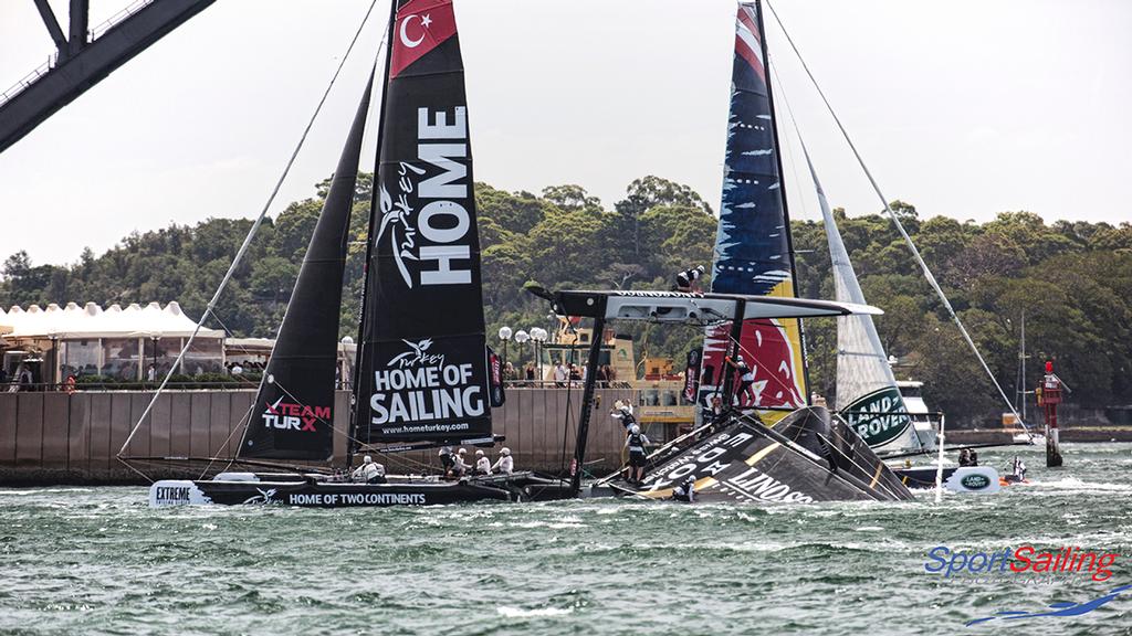 Extreme Sailing Friday - Extreme Sailing Series - Act 8, Sydney © Beth Morley - Sport Sailing Photography http://www.sportsailingphotography.com